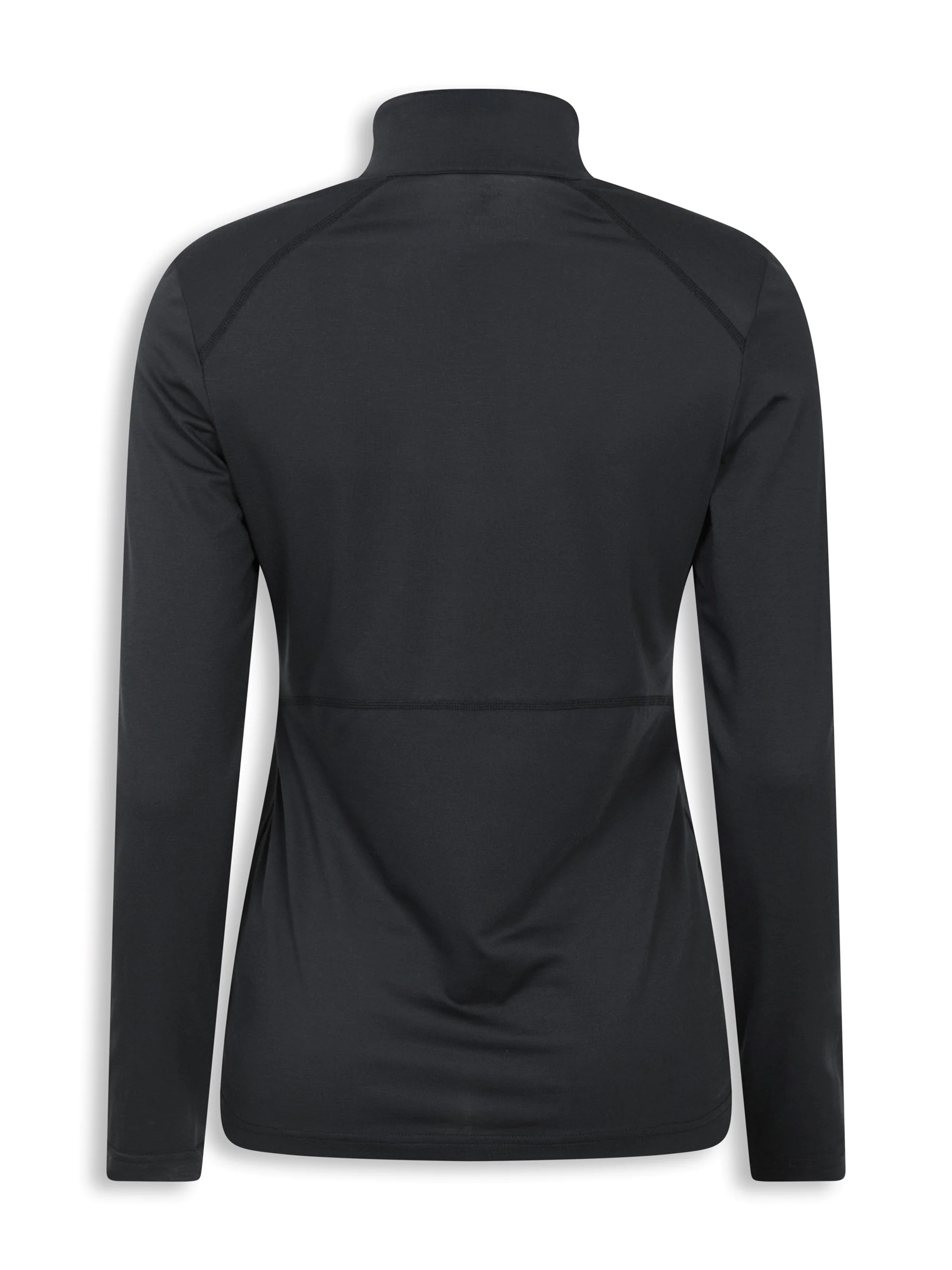 EMS Womens Zip Neck Long Sleeve Active Tee - Image 3