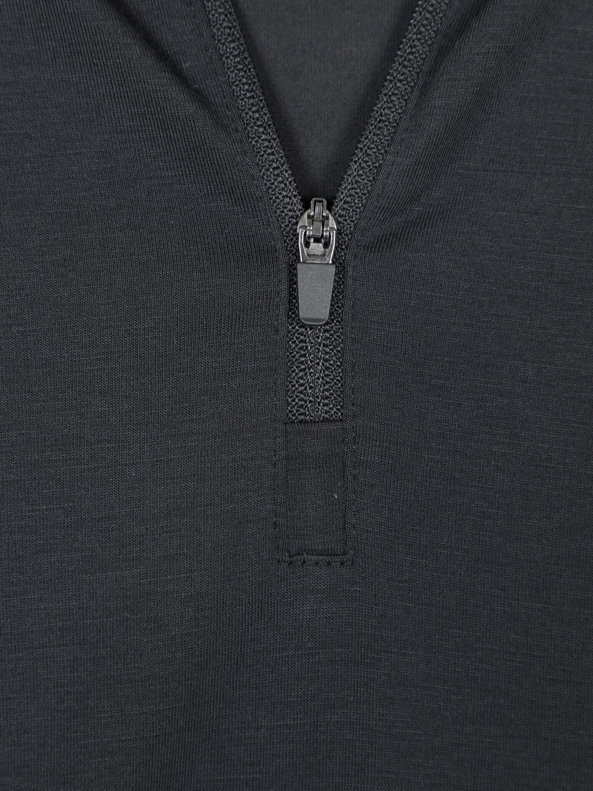 EMS Womens Zip Neck Long Sleeve Active Tee - Image 4