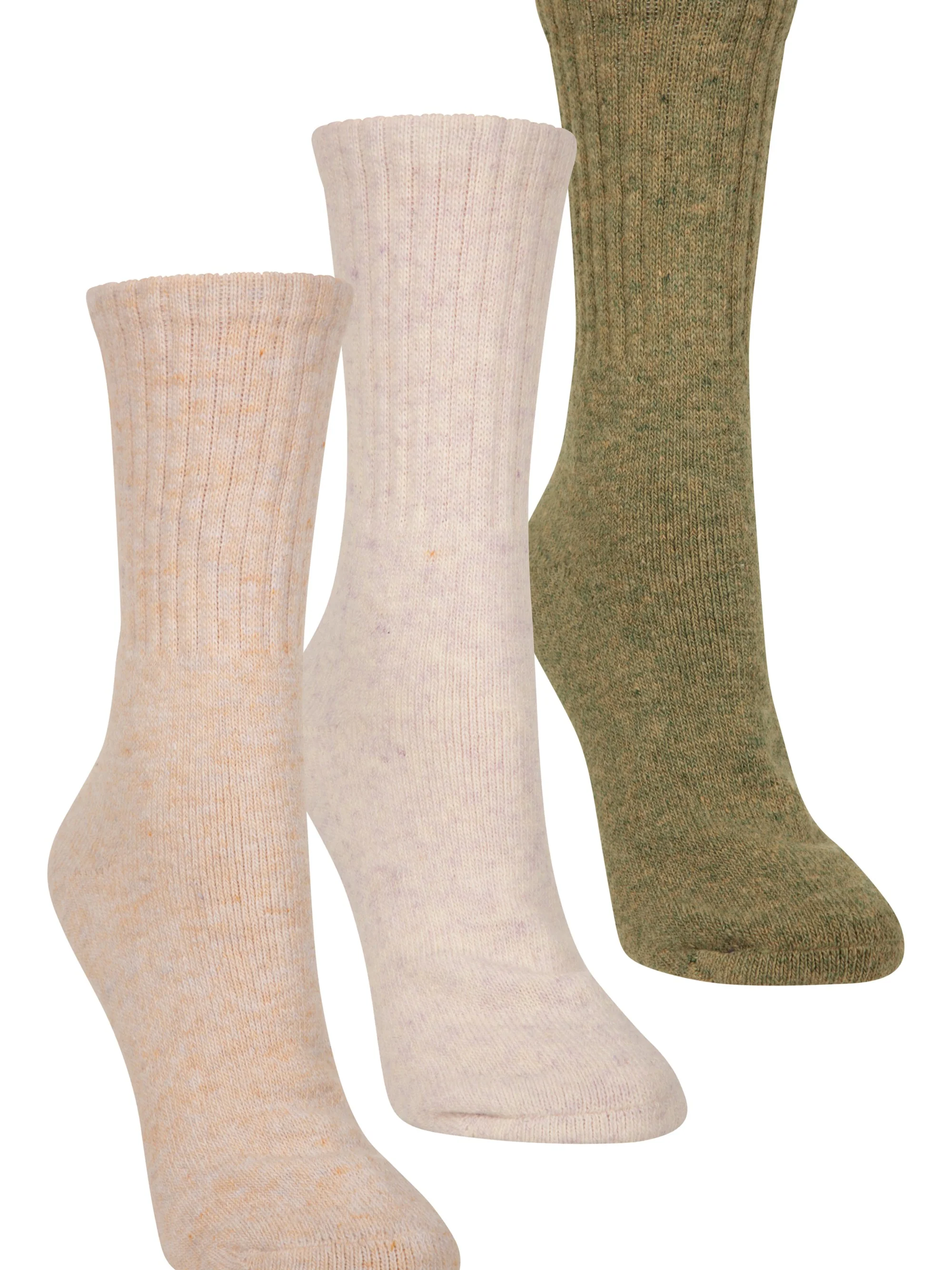 Mountain Warehouse Outdoor Womens Merino Mid-Calf Socks 3-Pack