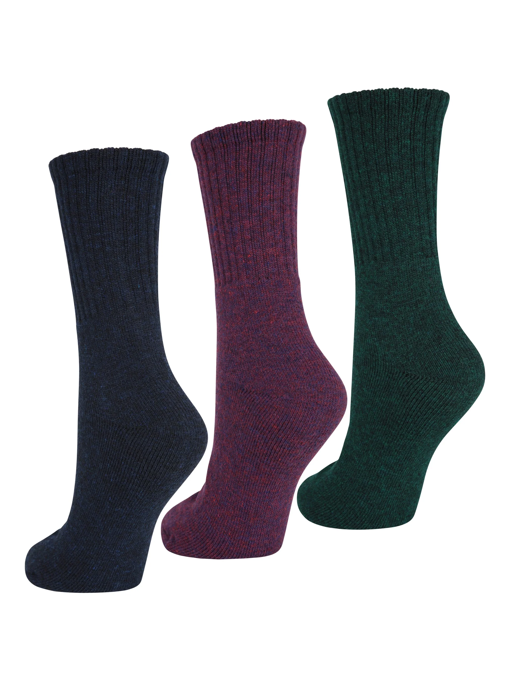 Mountain Warehouse Outdoor Womens Merino Mid-Calf Socks 3-Pack - Image 8