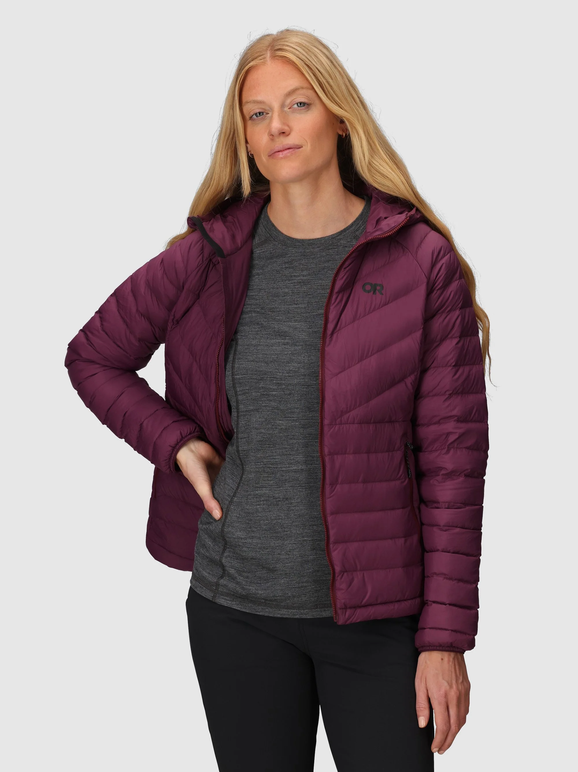 Outdoor Research Womens Transcendent Down Hoodie - Image 4